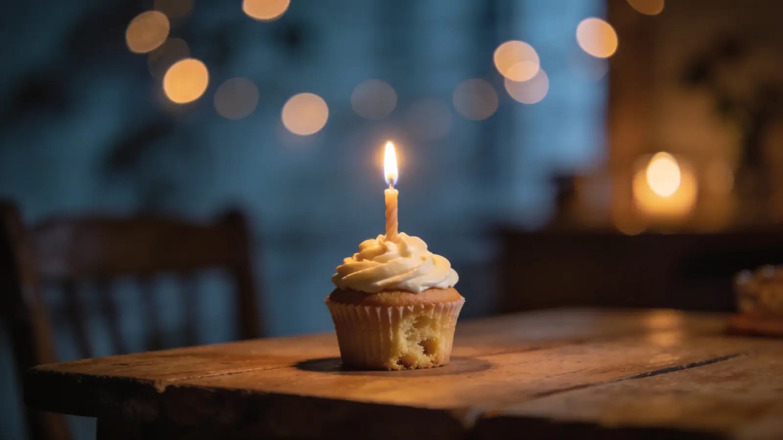 Soft candlelight and quiet remembrance on a loved one's birthday