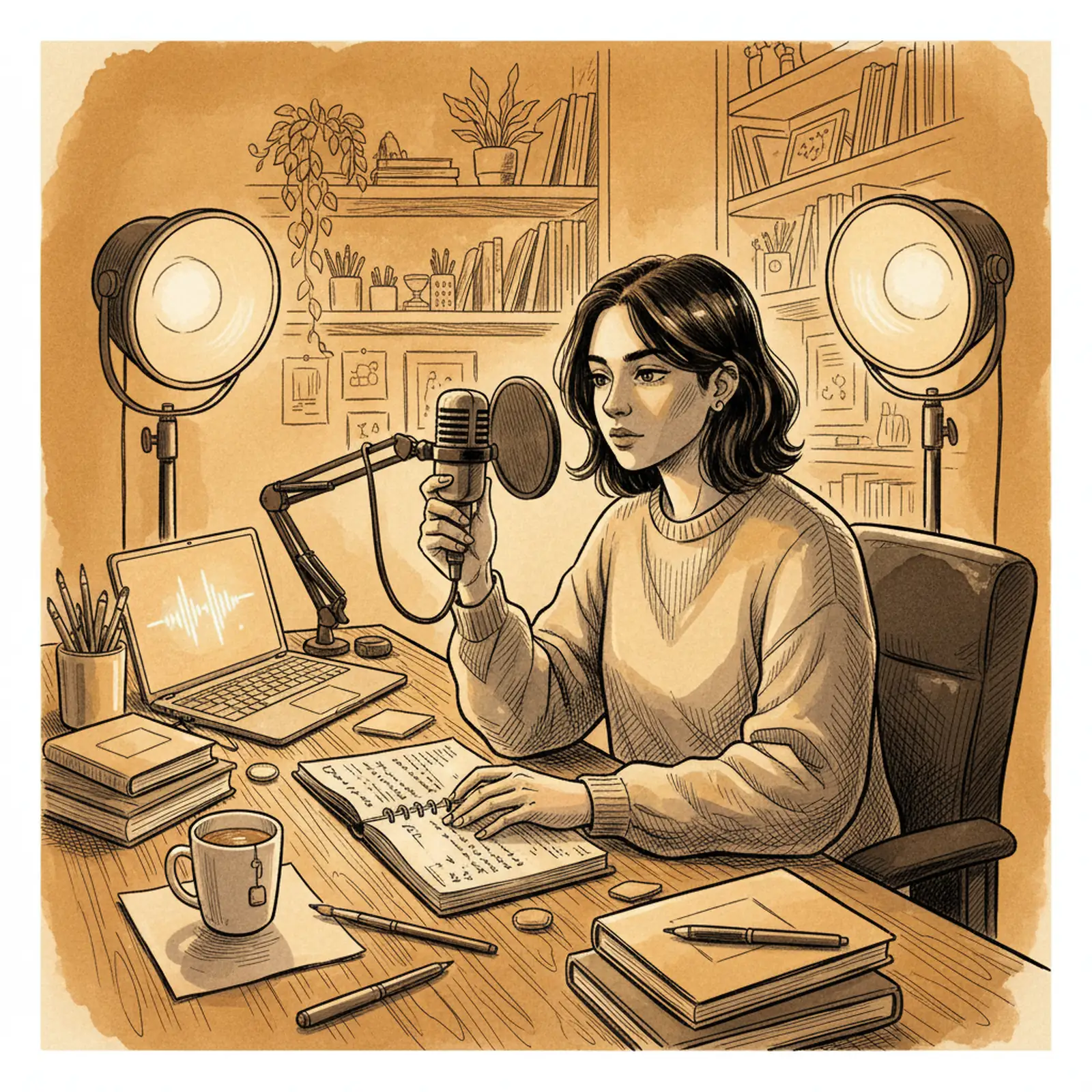 Hands holding a heartfelt handwritten note and small gift