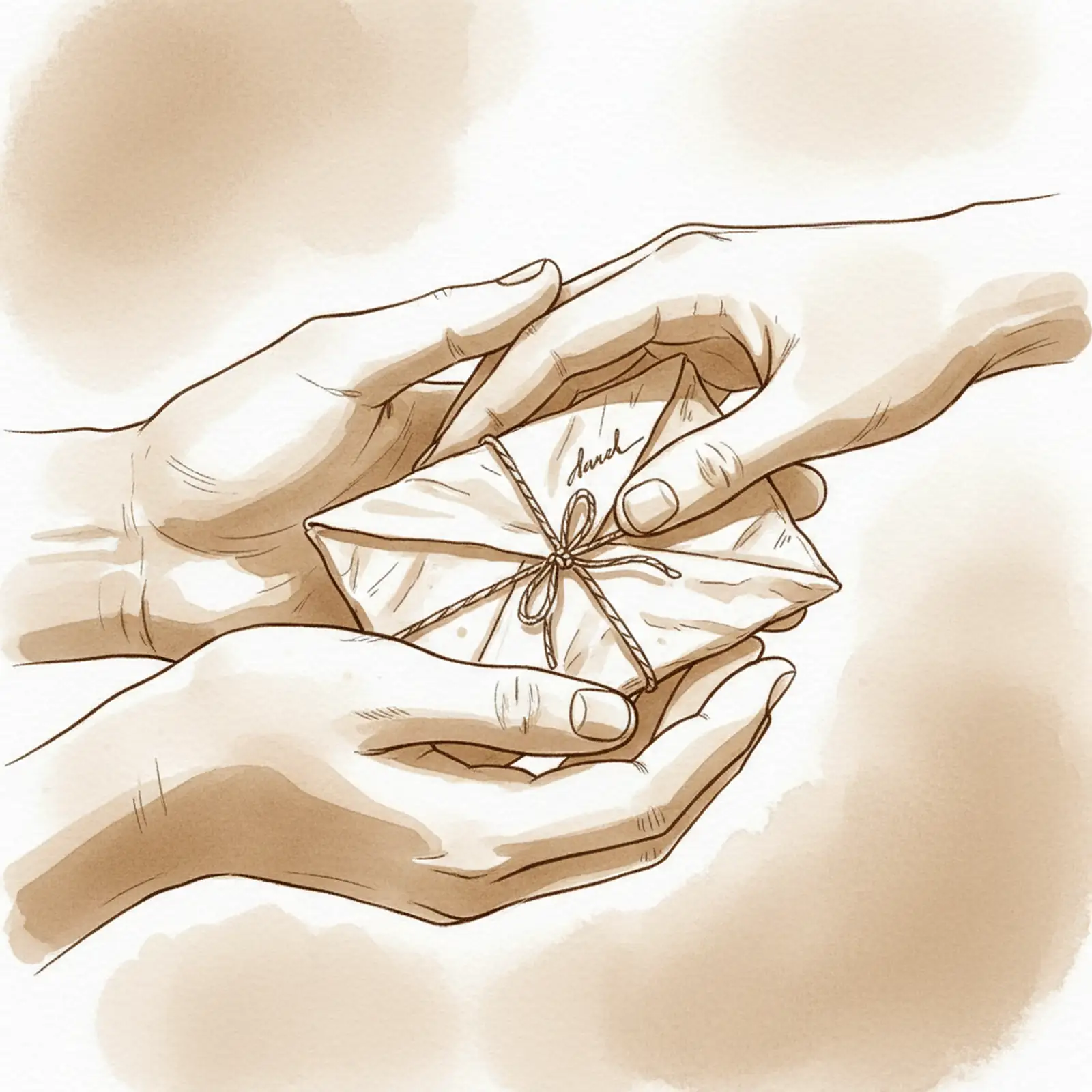 Person recording a song on a microphone in a warm home studio