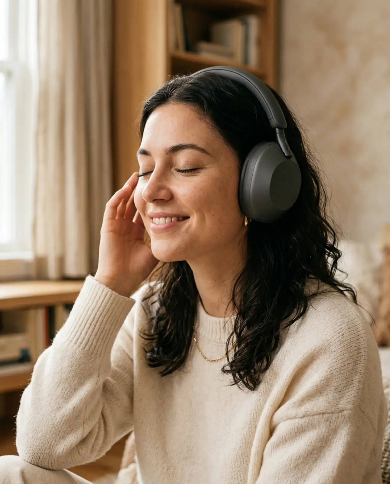 A personalized Christian song written for a faith milestone — hands open in prayer