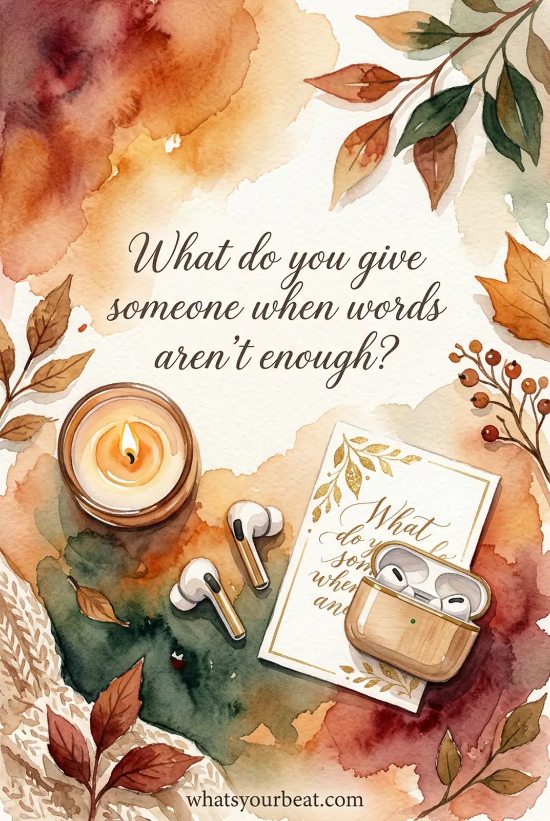 Soft, warm image of a gift being prepared — the personal touch that makes a difference in difficult times