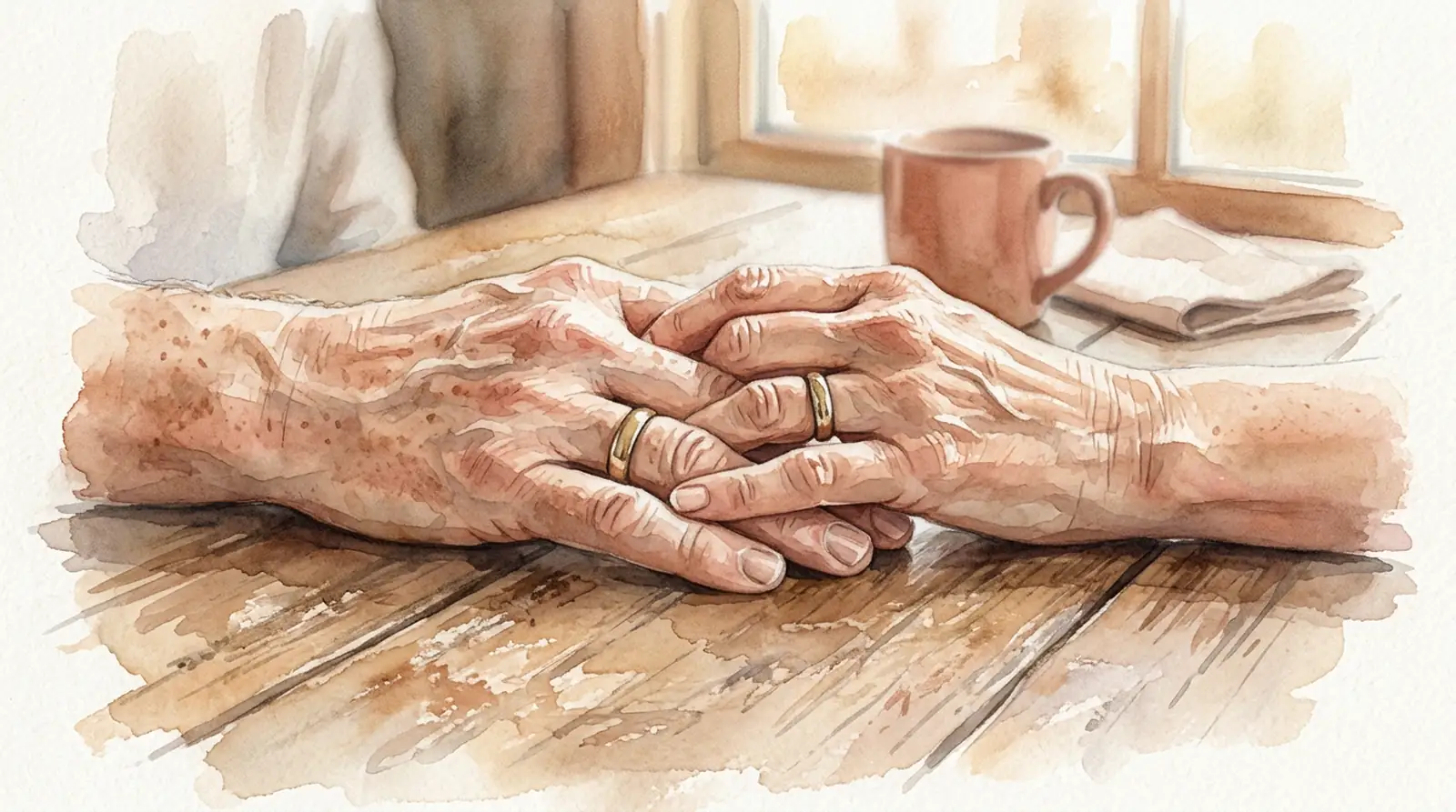 A handwritten letter and personal keepsakes — the kind of detail that makes a sentimental anniversary gift feel real